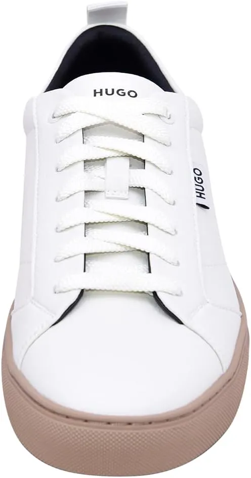 HUGO Men's Morrie Low Cupsole Grainy Sneaker