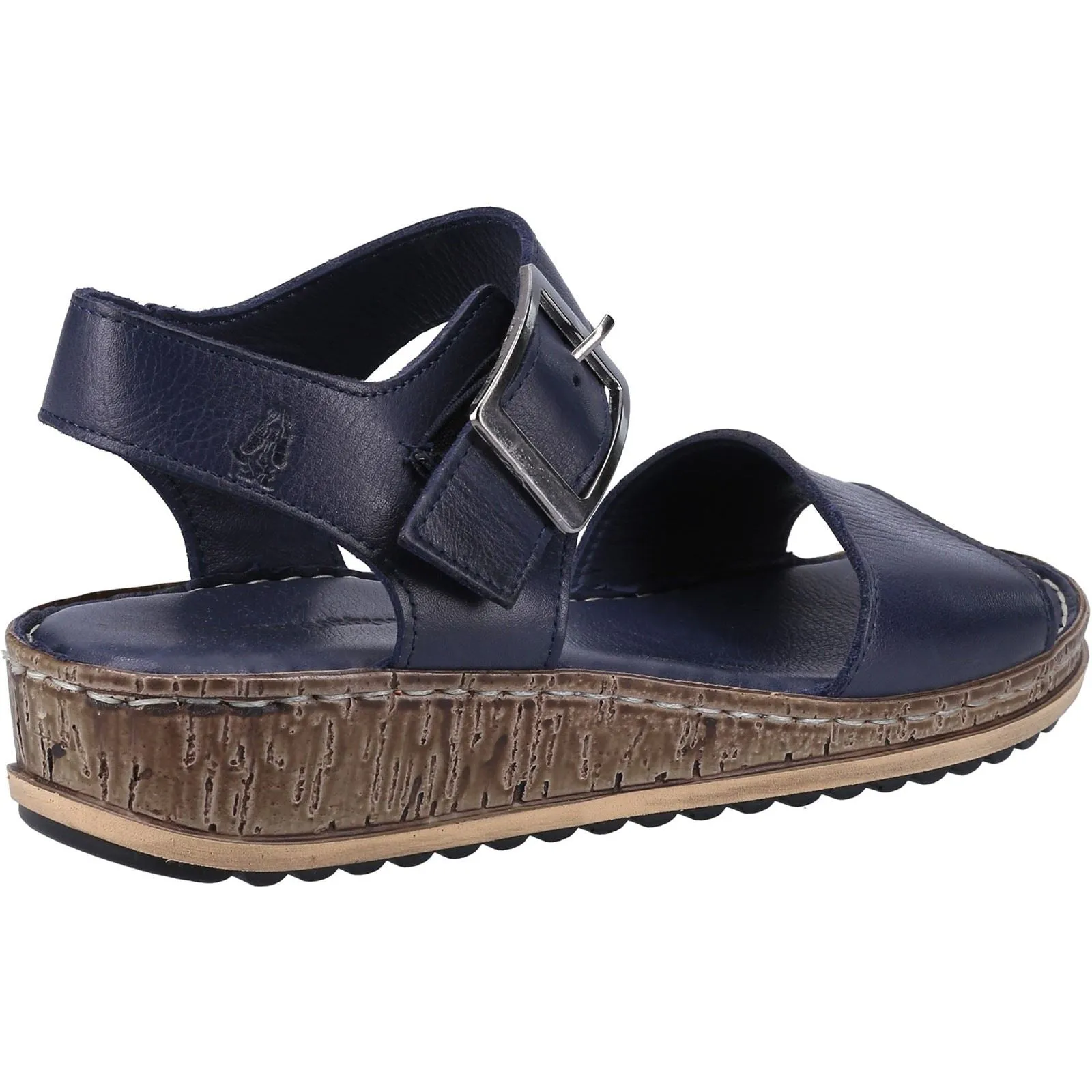 Hush Puppies Ellie Leather Women's Navy Sandals