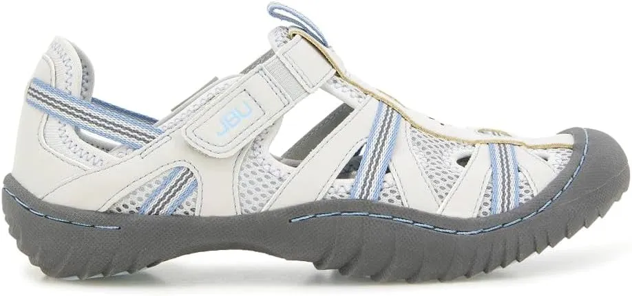 JBU Women's Regional Water Ready Shoe, Light Grey/Stone Blue, 9