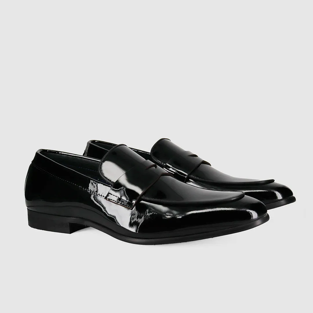 John Dress Shoes Black Patent