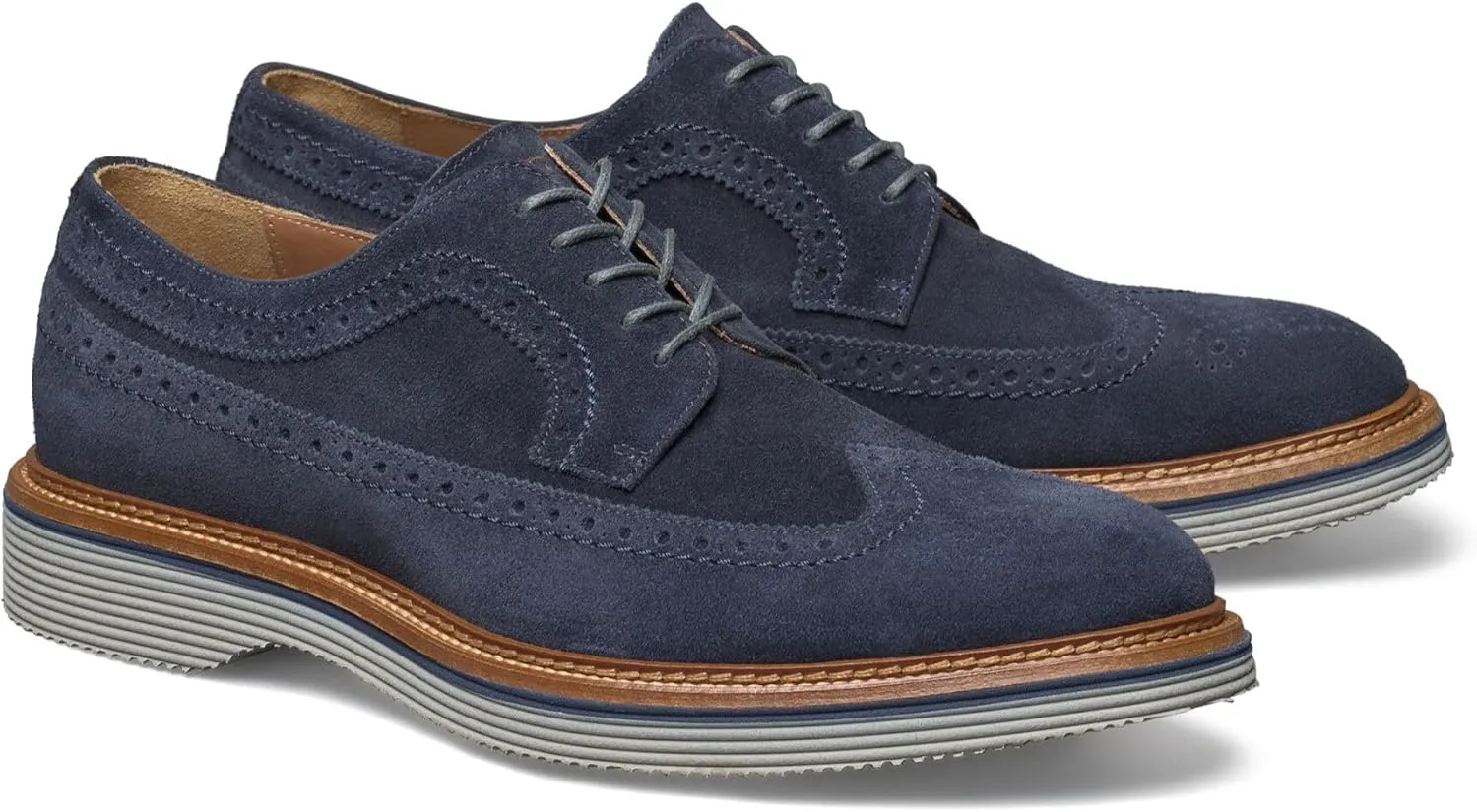 Johnston & Murphy Jenson Longwing Lace-Up Dress Casual Shoe