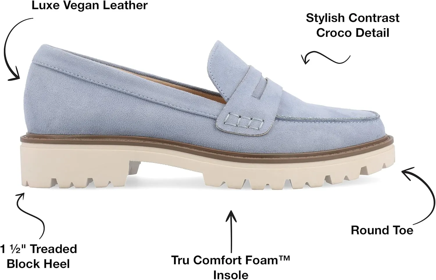 Journee Women's Comfort Foam Kenly Medium and Wide Width Loafer