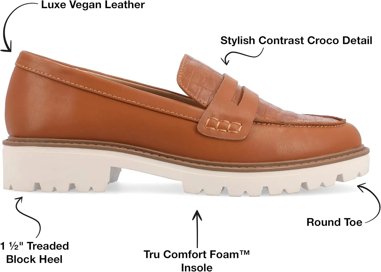 Journee Women's Comfort Foam Kenly Medium and Wide Width Loafer