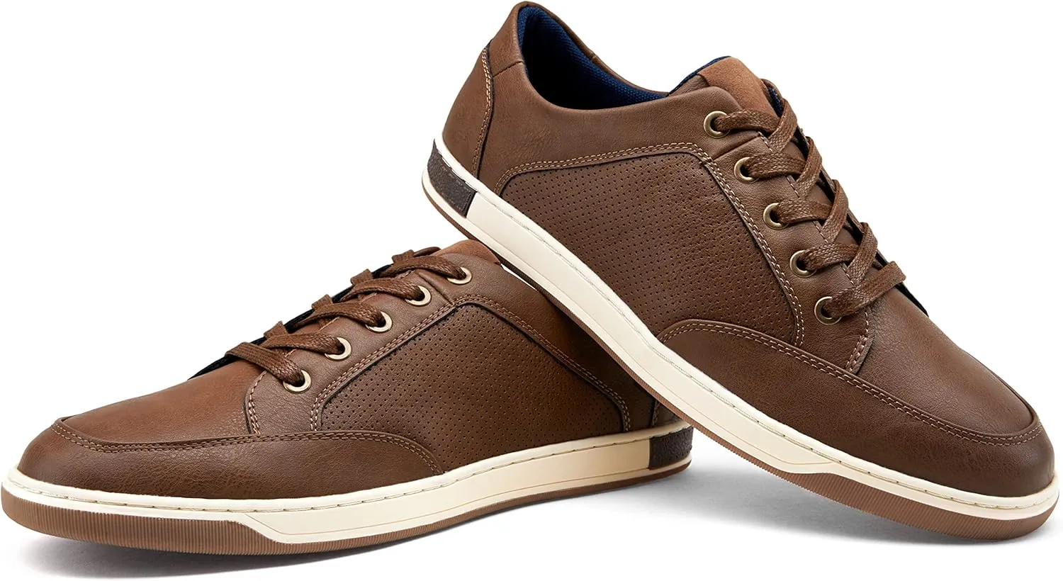 Jousen Men's Fashion Sneakers Classic Retro Casual Shoes for Men Breathable Business Dress Sneaker