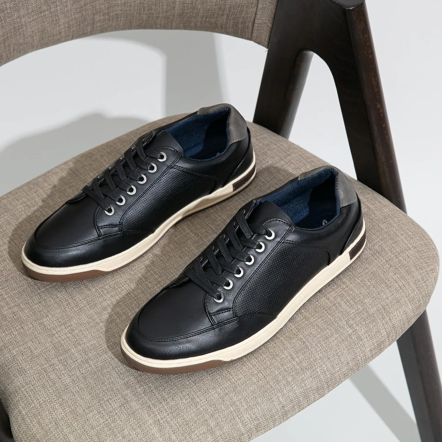 Jousen Men's Fashion Sneakers Retro Simple Casual Shoes for Men