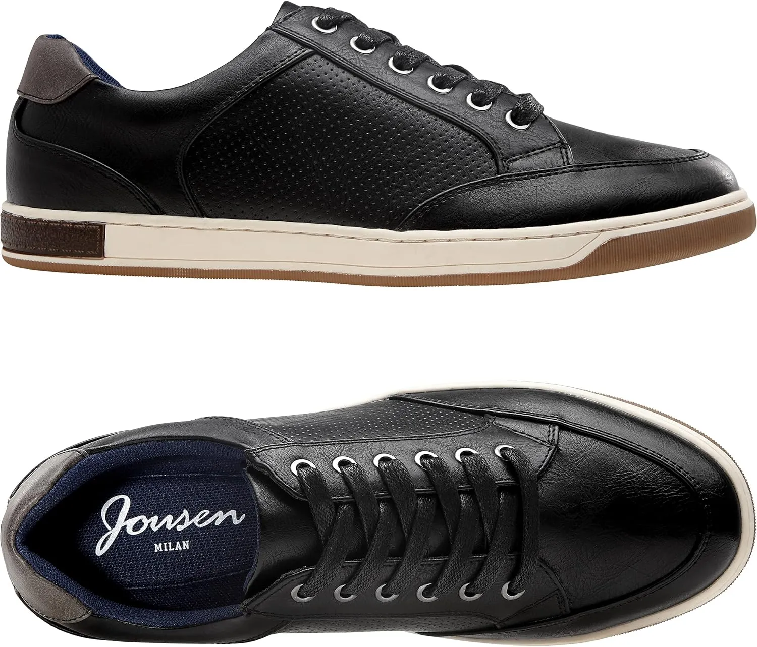 Jousen Men's Fashion Sneakers Retro Simple Casual Shoes for Men