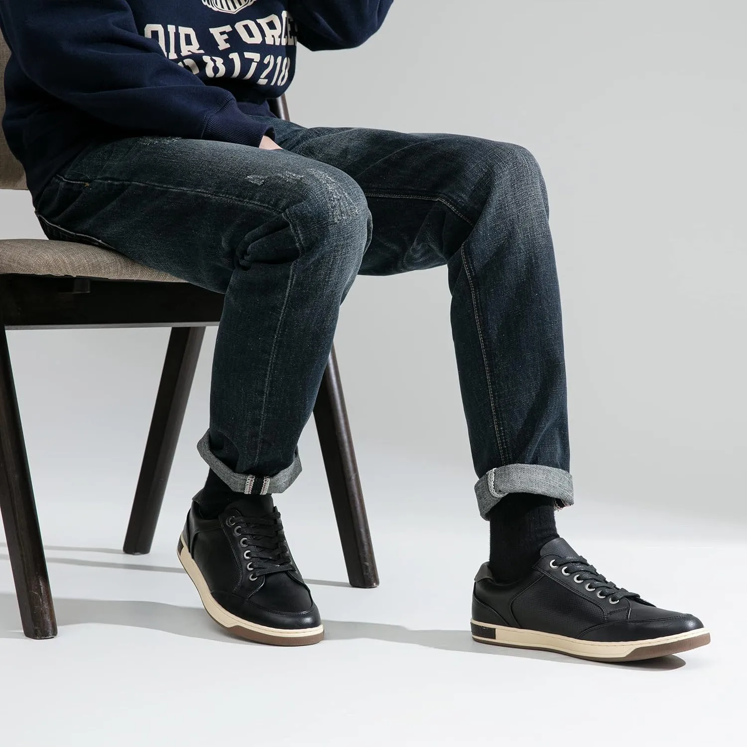 Jousen Men's Fashion Sneakers Retro Simple Casual Shoes for Men