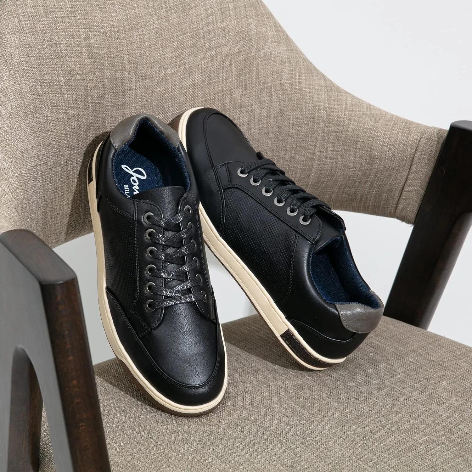 Jousen Men's Fashion Sneakers Retro Simple Casual Shoes for Men