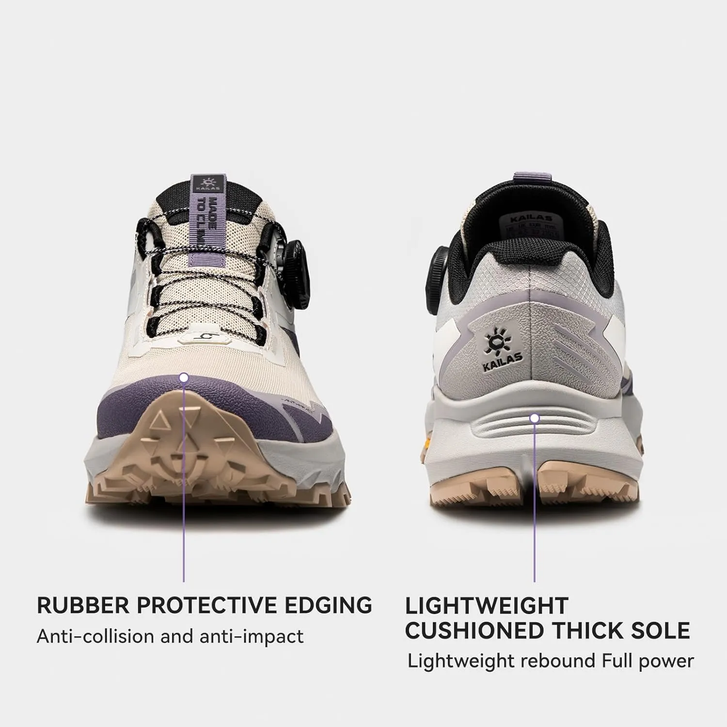 KAILAS Women's Kuocang BOA Hiking Shoe Breathable V Sole Non-Slip Shoes Lightweight Low Height Outdoor Trail Trekking Shoes