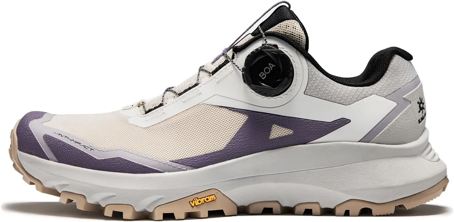 KAILAS Women's Kuocang BOA Hiking Shoe Breathable V Sole Non-Slip Shoes Lightweight Low Height Outdoor Trail Trekking Shoes