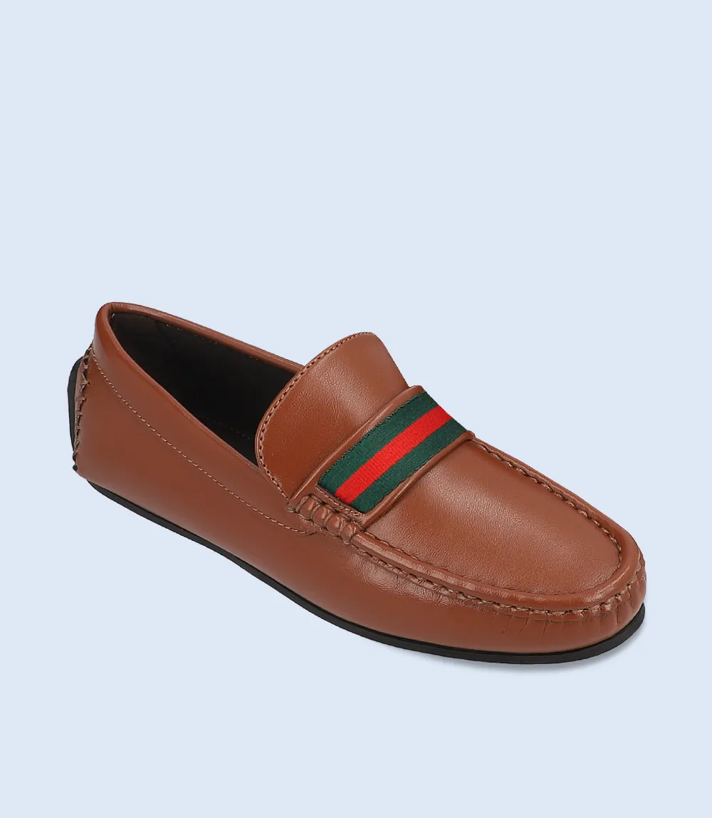 KB0230-TAN-Boys Loafer