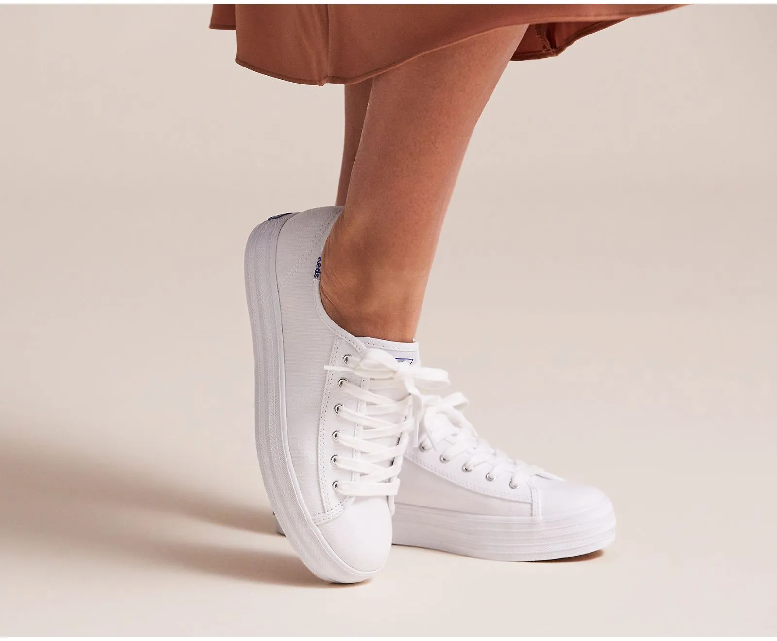 Keds Triple Kick - White Canvas