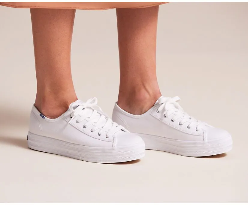 Keds Triple Kick - White Canvas