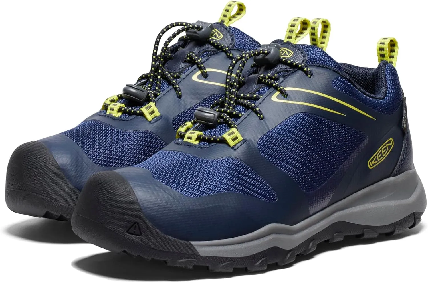 KEEN Kids' Wanduro Low Height Waterproof Easy On Durable Hiking Sneaker