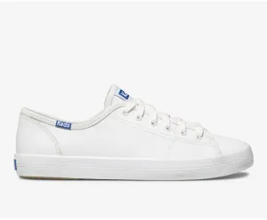 Kickstart Leather Sneaker - White