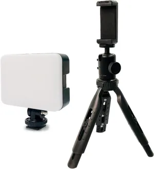 King Best vlogging kit RGB Video Light, LED Camera Light with 3 Hot Shoe Mounts/CRI93 /Scene Modes/2200mAh Rechargeable Portable Photography Lighting, for YouTube, Meeting Conference livestream