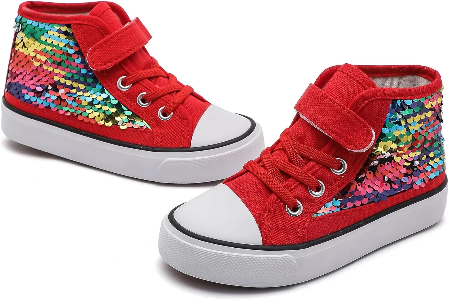 Komfyea Children High Upper Canvas Shoes Casual Sneakers(Toddler/Little Kids)
