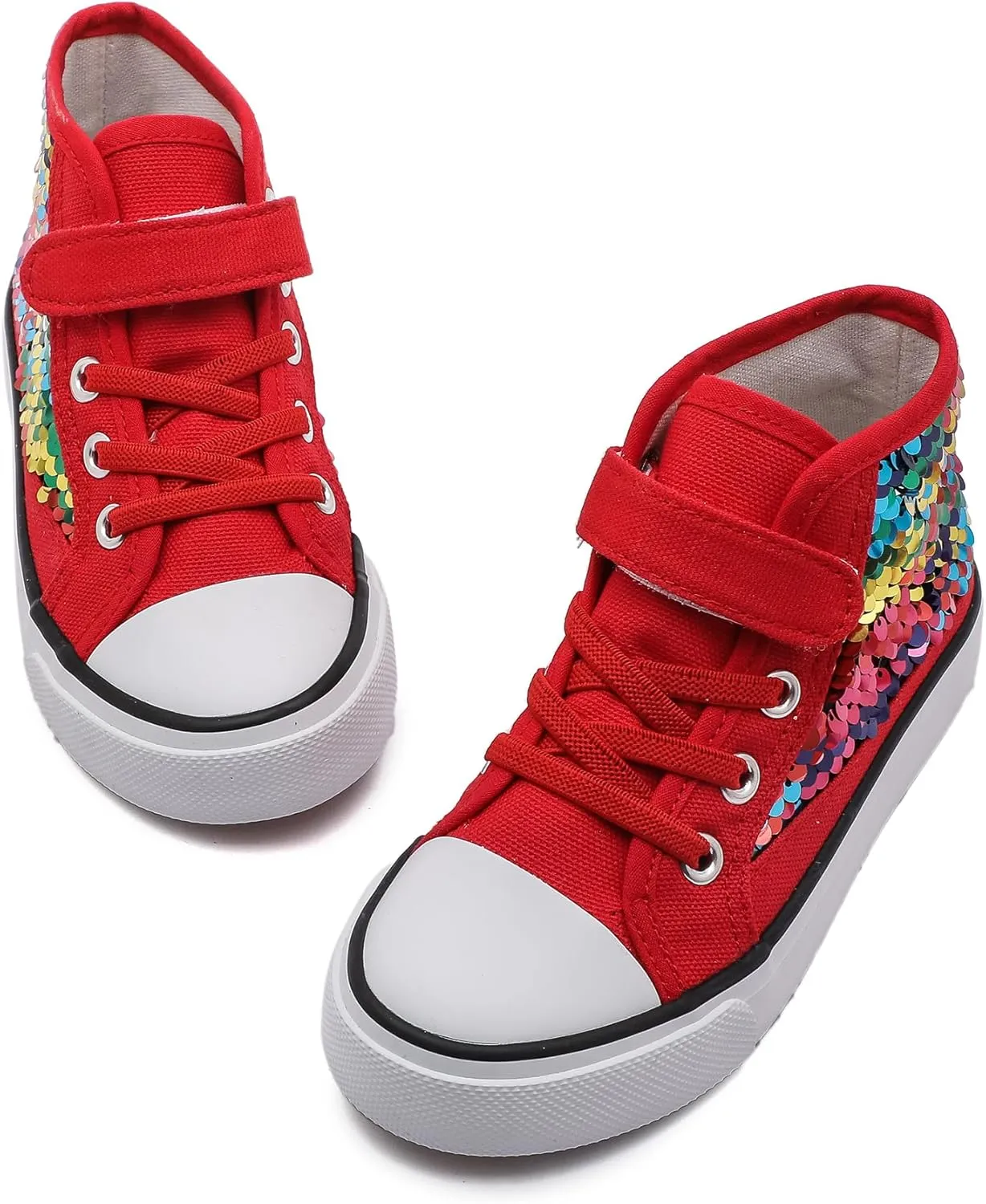 Komfyea Children High Upper Canvas Shoes Casual Sneakers(Toddler/Little Kids)
