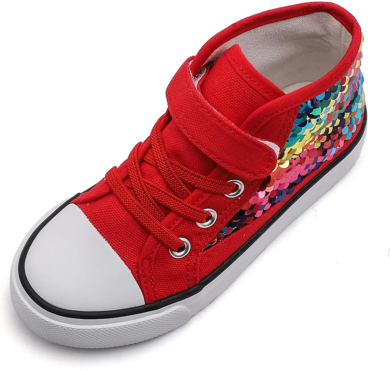 Komfyea Children High Upper Canvas Shoes Casual Sneakers(Toddler/Little Kids)