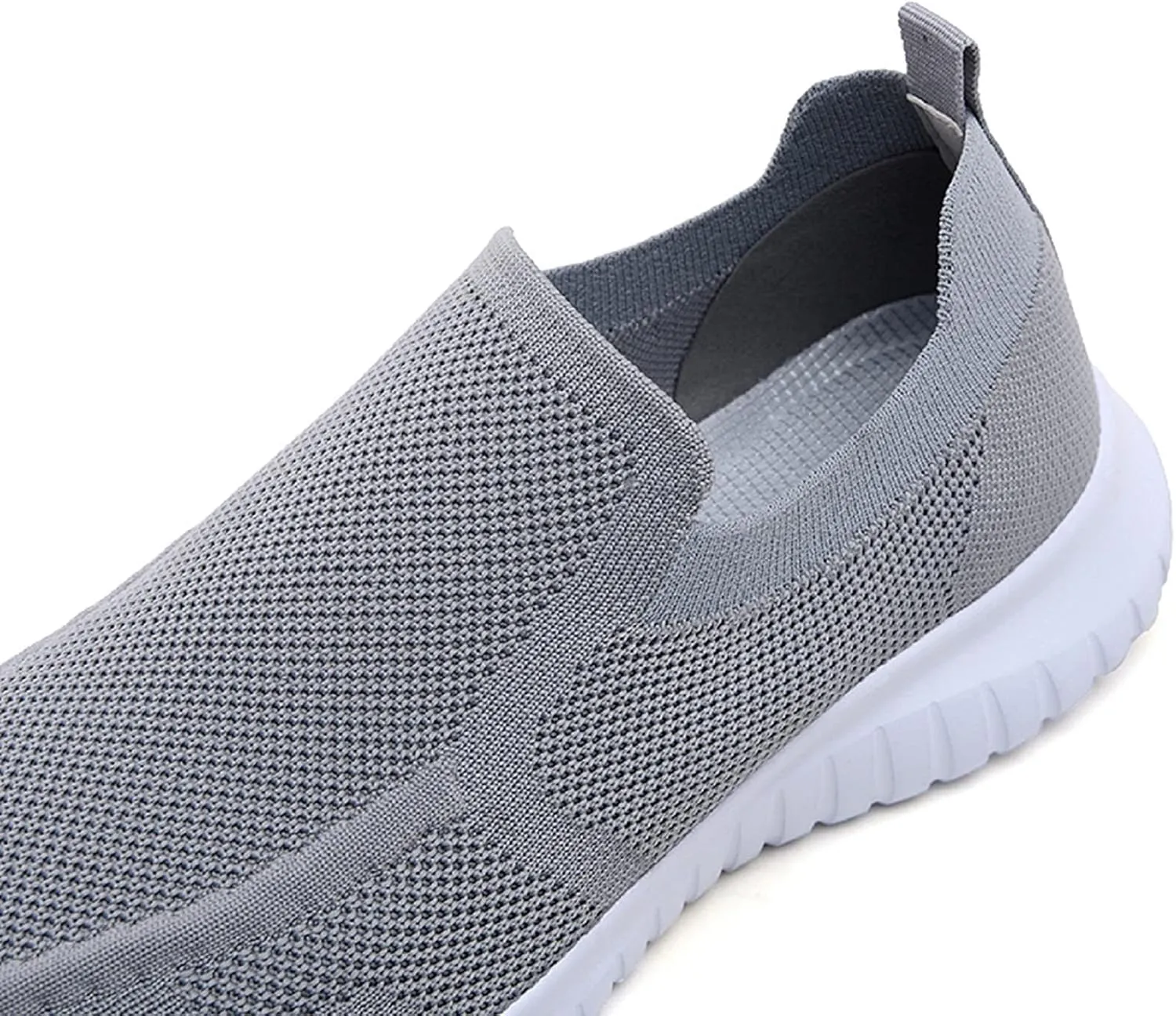 konhill Men's Breathable Tennis Shoes - Slip on Walking Casual Athletic Sneakers Shoes