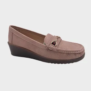 Ladies Pink Loafer