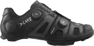 Lake Mx242 Endurance Cycling Shoe - Men's Black/Silver, 43.5