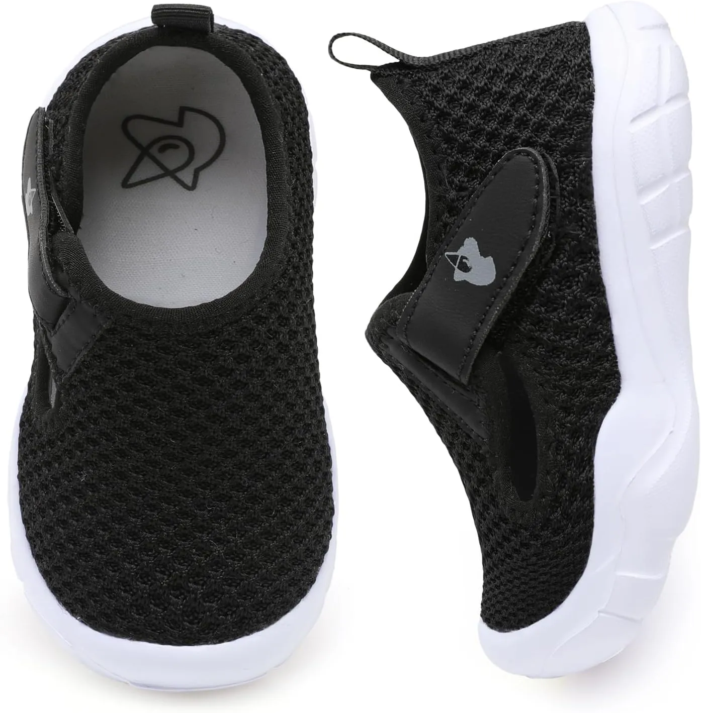 LeIsfIt Toddler Shoes Boys Girls Barefoot Shoes Wide Toe Box Shoes Lightweight Walking Shoes Slip On Tennis Shoes