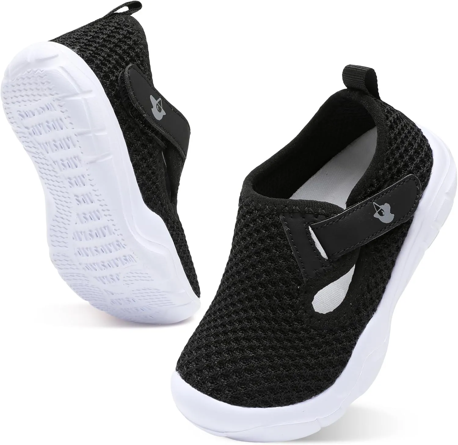 LeIsfIt Toddler Shoes Boys Girls Barefoot Shoes Wide Toe Box Shoes Lightweight Walking Shoes Slip On Tennis Shoes