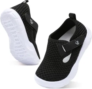 LeIsfIt Toddler Shoes Boys Girls Barefoot Shoes Wide Toe Box Shoes Lightweight Walking Shoes Slip On Tennis Shoes