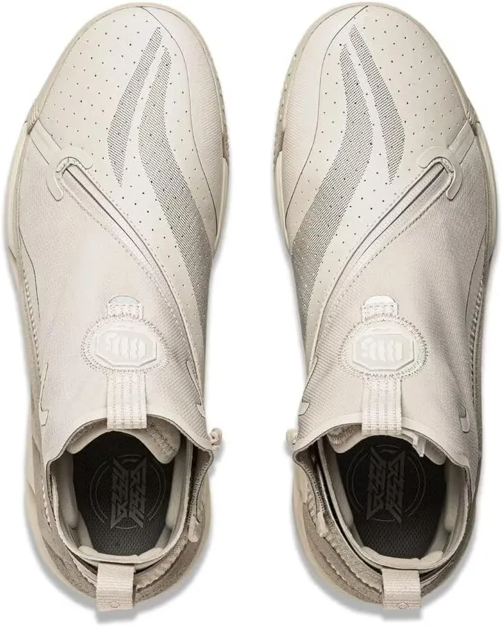 LI-NING BADFIVE Men's Reflective Lightweight High Rebound Mid Top Basketball Outdoor Shoes ABFU031