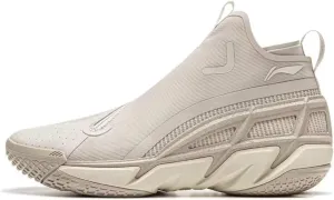 LI-NING BADFIVE Men's Reflective Lightweight High Rebound Mid Top Basketball Outdoor Shoes ABFU031