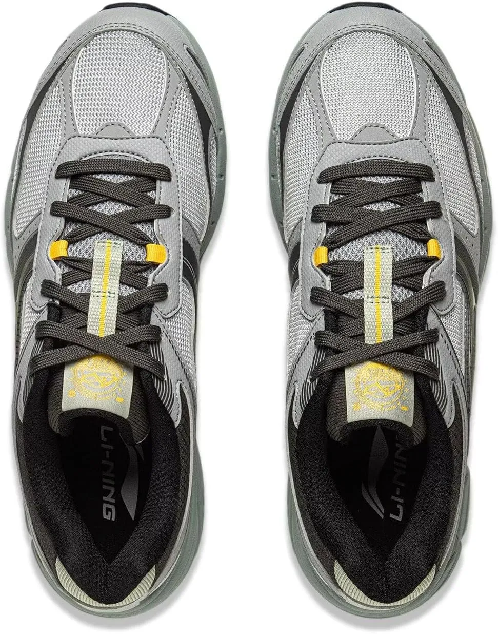 LI-NING PENTIUM 1000 Men Casual Running Shoes Lightweight Soft Elastic Classic Sport Sneakers ARSV039