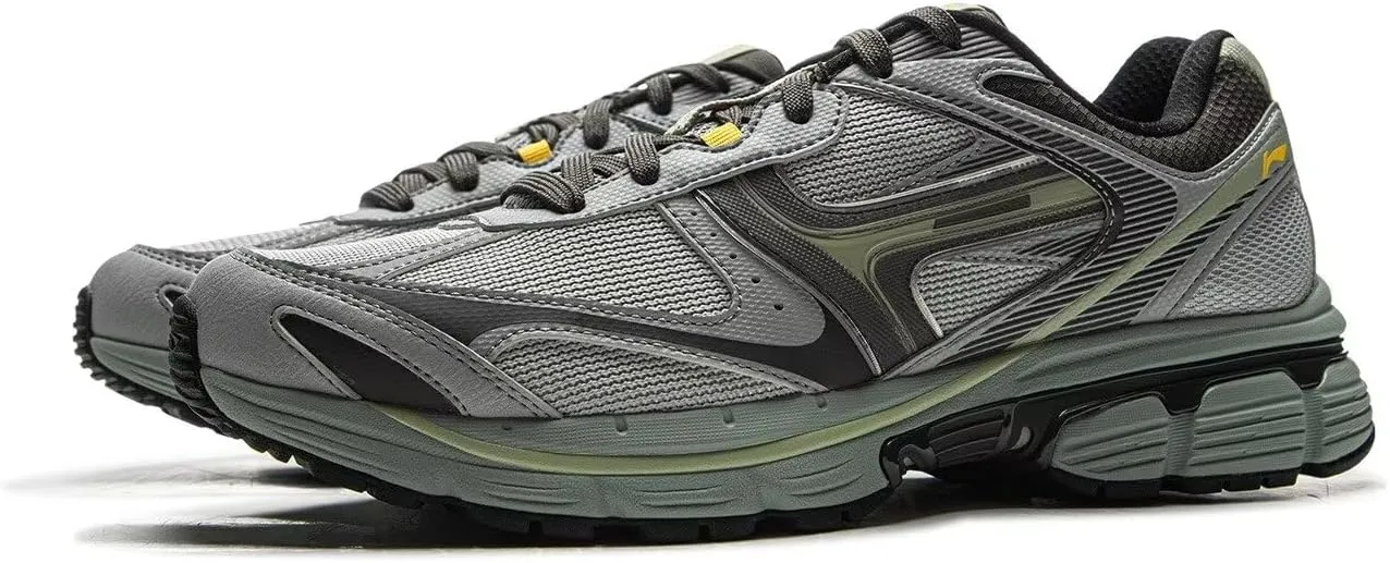 LI-NING PENTIUM 1000 Men Casual Running Shoes Lightweight Soft Elastic Classic Sport Sneakers ARSV039