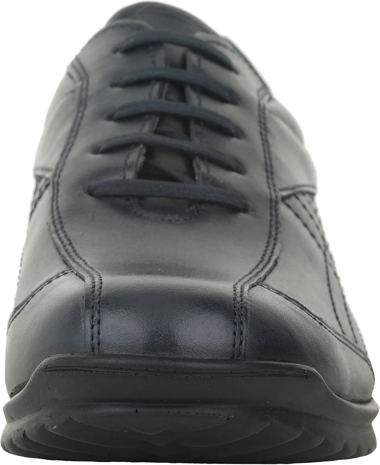 LIBERTYZENO Mens Genuine Leather Adults Cushioned Casual Lace Up Shoes for Prom Graduation