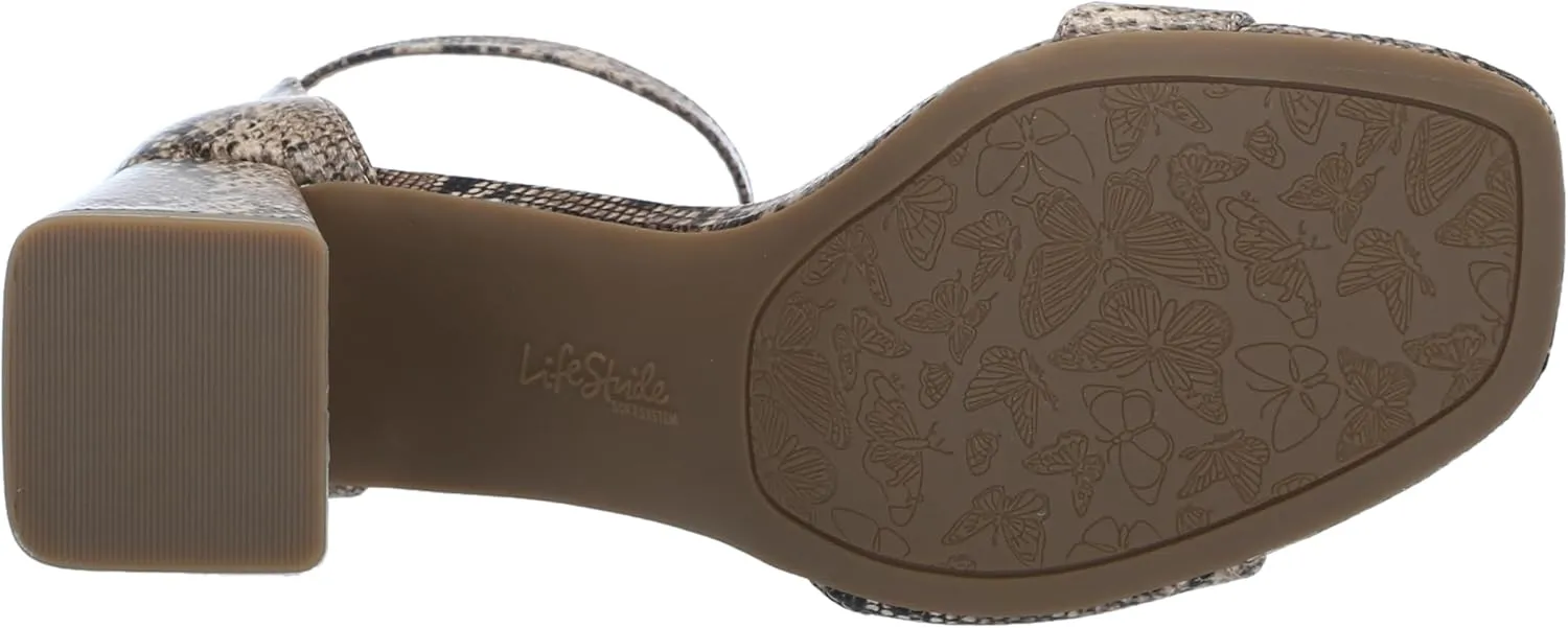 LifeStride Women's Cassidy Ankle Strap Dress Sandals Heeled