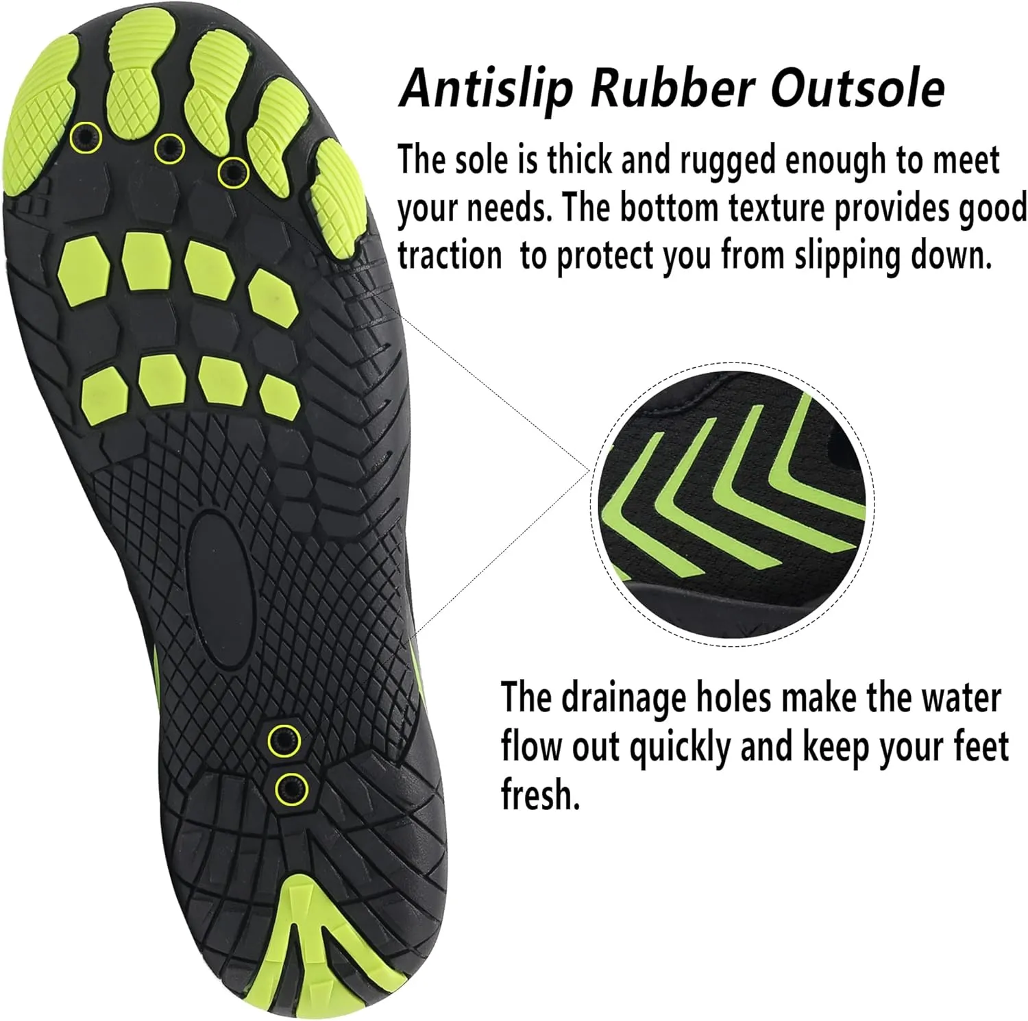 Lightweight Comfortable Water Shoes for Men Women Barefoot Quick Dry Aqua Shoes Outdoor Beach Shoes for Diving Walking Boating Swimming Surfing Yoga