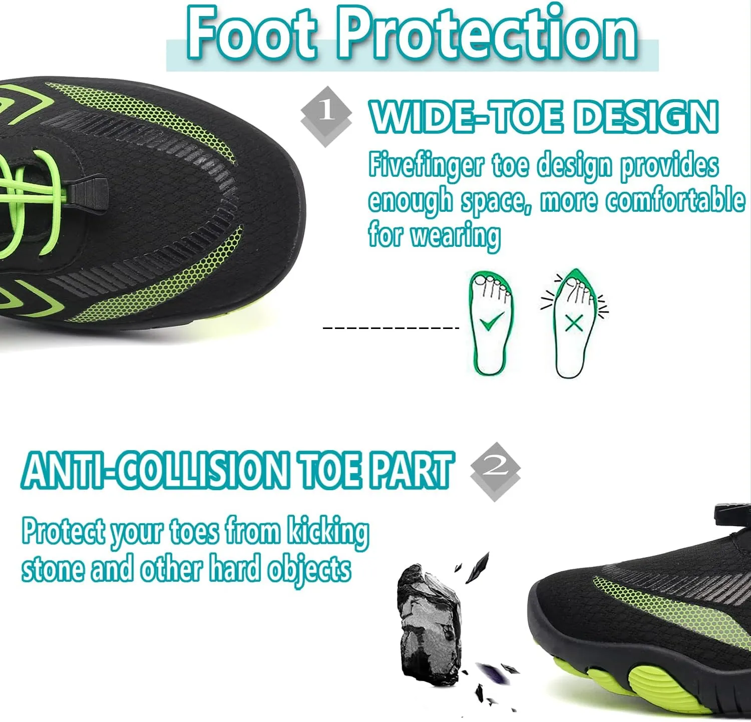 Lightweight Comfortable Water Shoes for Men Women Barefoot Quick Dry Aqua Shoes Outdoor Beach Shoes for Diving Walking Boating Swimming Surfing Yoga
