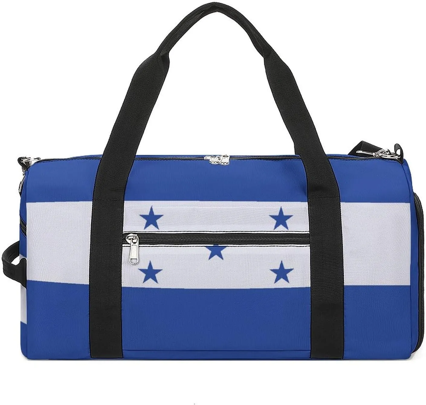 Lightweight Honduras Flag Duffel Bag for Boys Girls with Wet Pocket Gym Tote