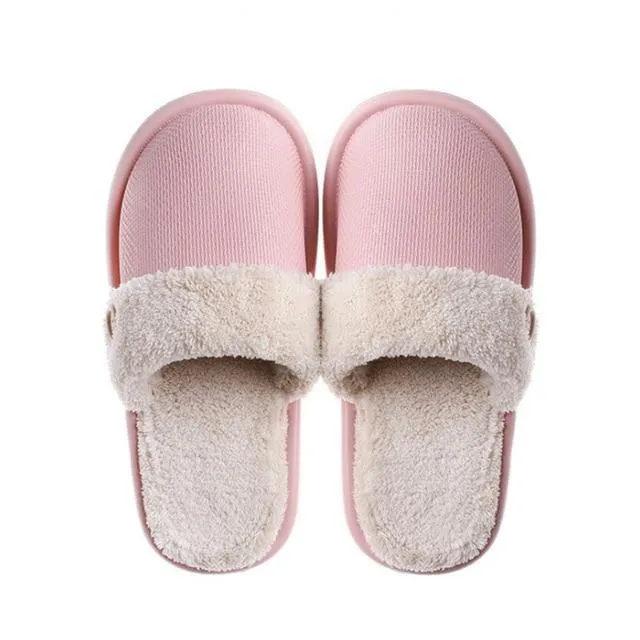 Lightweight Washable Comfy Plush Slippers