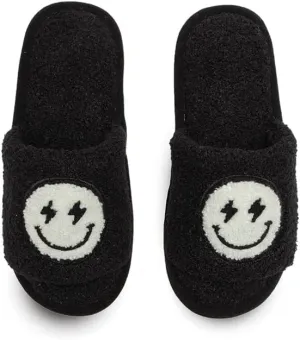 Living Royal Slide Slippers, Novelty Cozy Non-Slip Rubber Sole, Soft 100% Polyester, Funny Fuzzy Design
