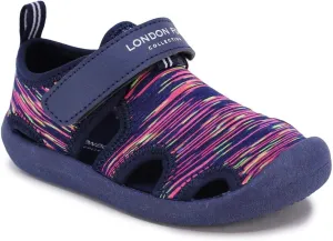 LONDON FOG Kids Toddler Corby Protective Water Shoe,Closed-Toe Sport Sandal- Unisex
