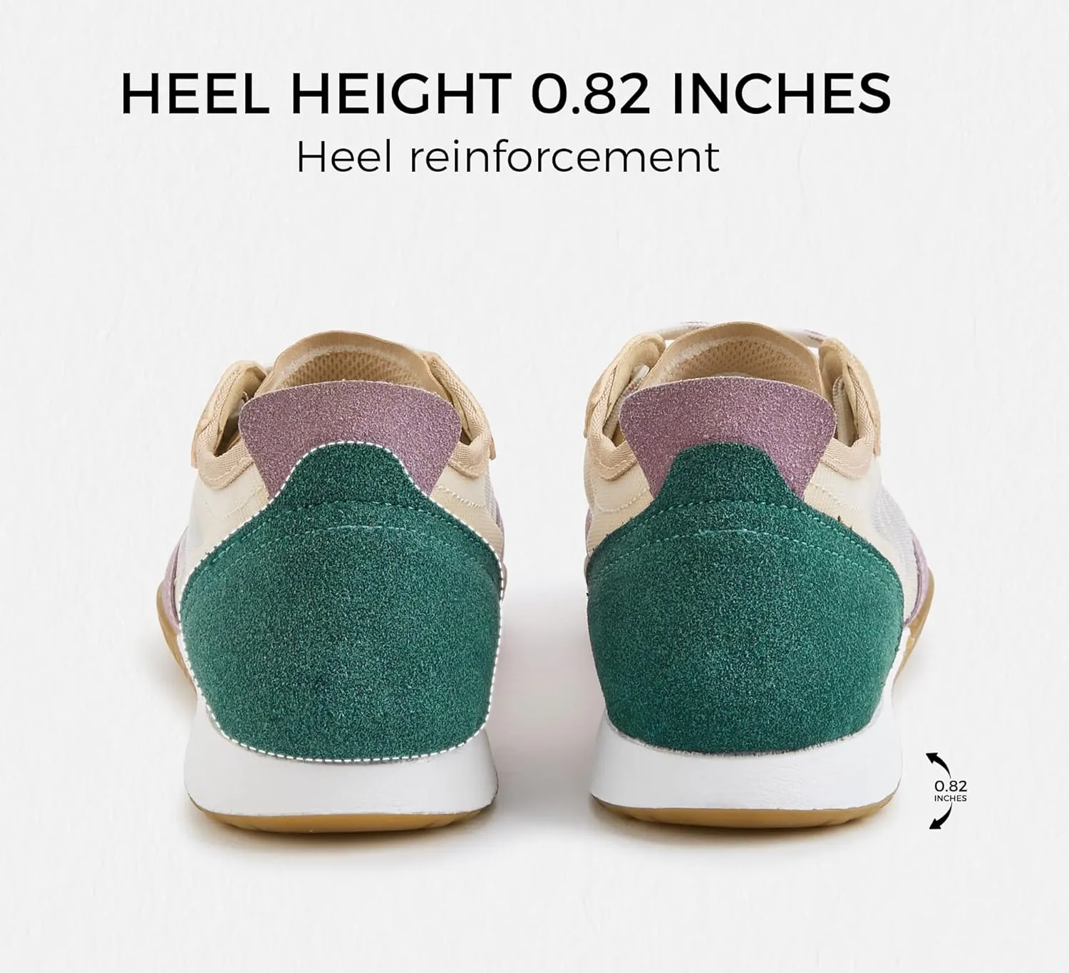 LUCKY STEP Women's Mesh Fashion Sneaker Colorblock Breathable Retro Lace-up Stylish Lifestyle Trendy Casual Walking Shoes