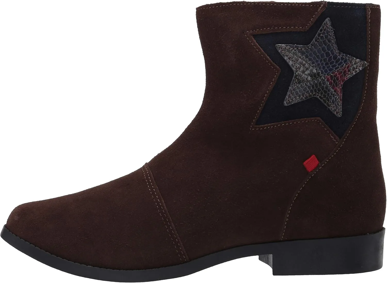 Marc Joseph New York Girl's Kids Leather Made in Brazil Star Ankle Boot