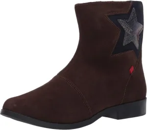 Marc Joseph New York Girl's Kids Leather Made in Brazil Star Ankle Boot