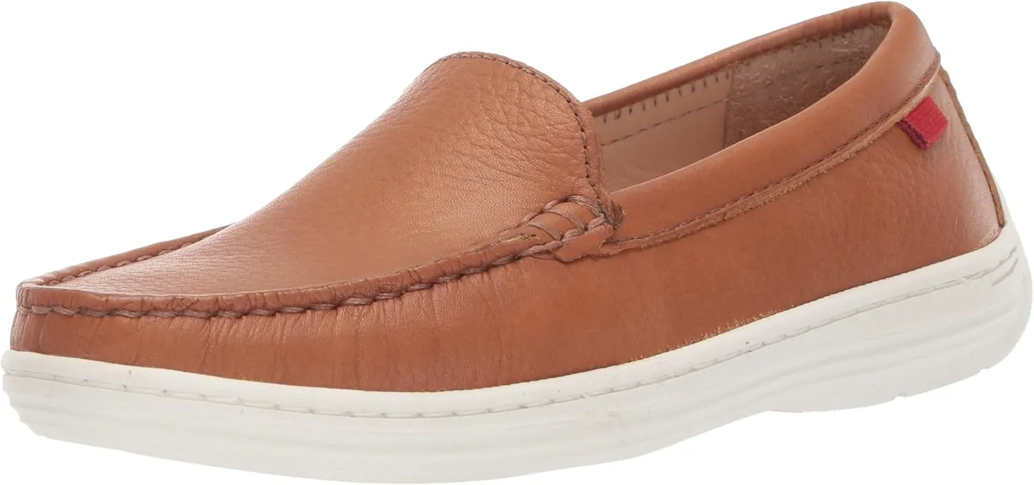 MARC JOSEPH NEW YORK Kids' Leather Boys/Girls Casual Comfort Slip on Moccasin Venetian Loafer Driving Style