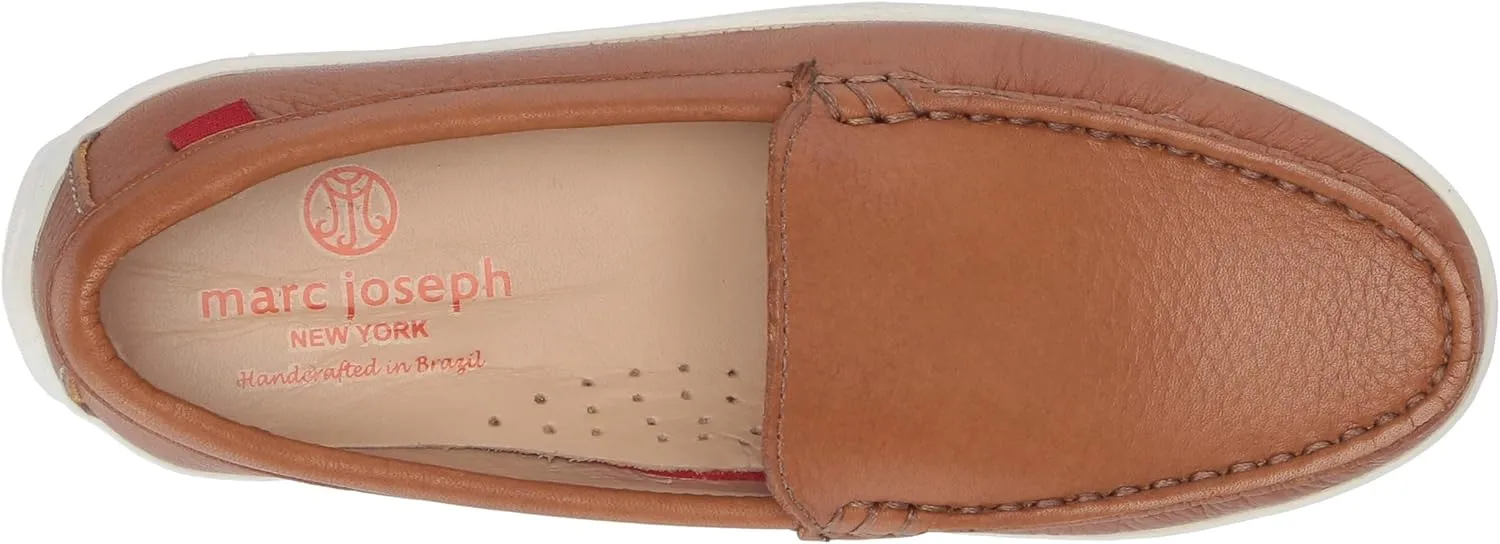 MARC JOSEPH NEW YORK Kids' Leather Boys/Girls Casual Comfort Slip on Moccasin Venetian Loafer Driving Style
