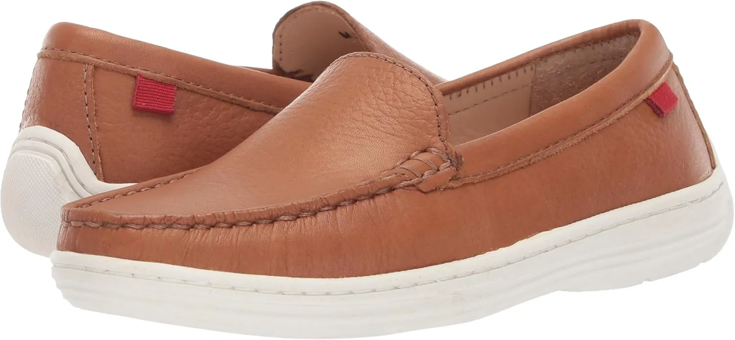 MARC JOSEPH NEW YORK Kids' Leather Boys/Girls Casual Comfort Slip on Moccasin Venetian Loafer Driving Style