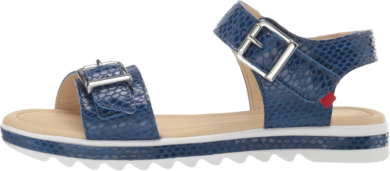 Marc Joseph New York Unisex-Child Kids Boys/Girls Leather Made in Brazil Buckle Sandal Loafer