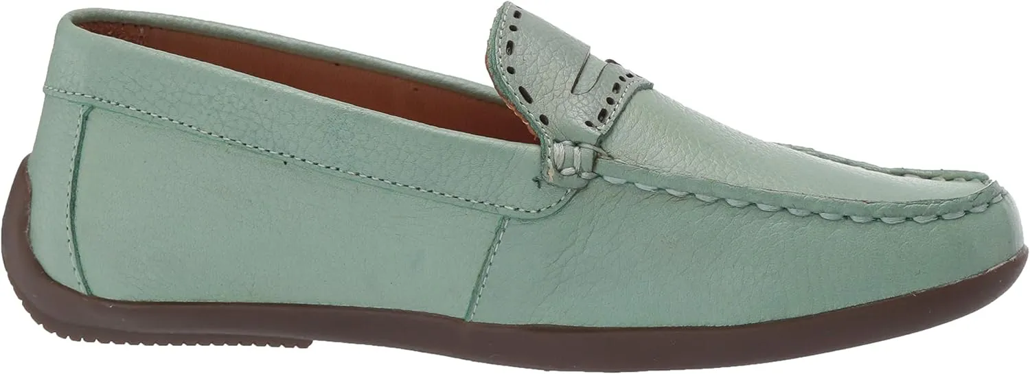 Marc Joseph New York Unisex-Child Leather Made in Brazil Driving Loafer with Penny Detail