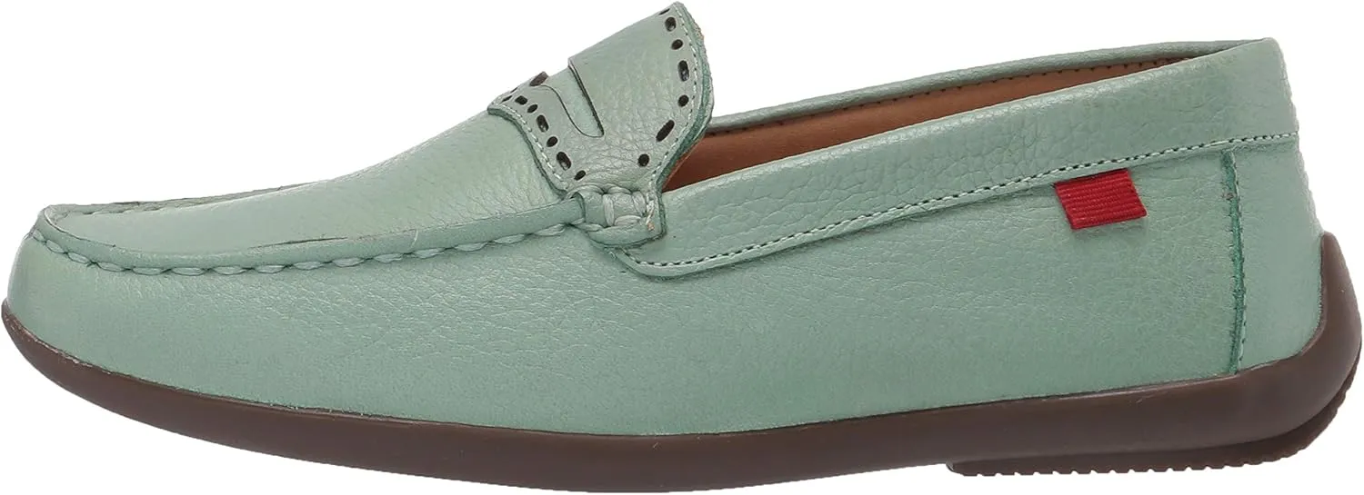 Marc Joseph New York Unisex-Child Leather Made in Brazil Driving Loafer with Penny Detail